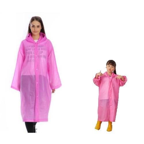 Trench,Manteau De Pluie Imperméable à Capuche Pour Enfants Et Adultes, épais, Imperméable