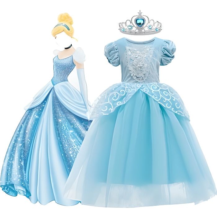 Fille vêtements princesse cendrillon Cosplay robe Halloween fête