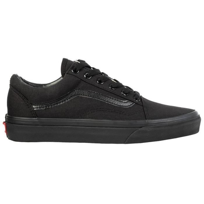 vans noire femme