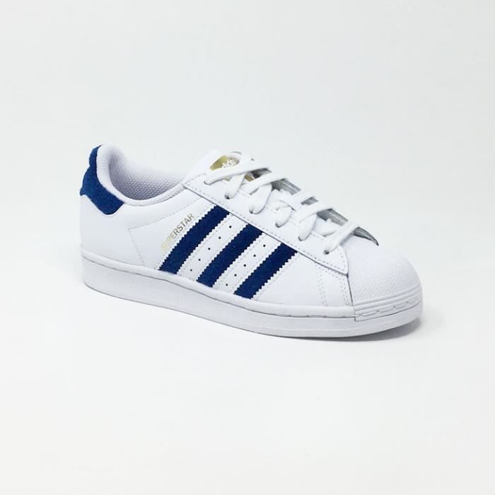 Adidas superstar blue shop stripes junior