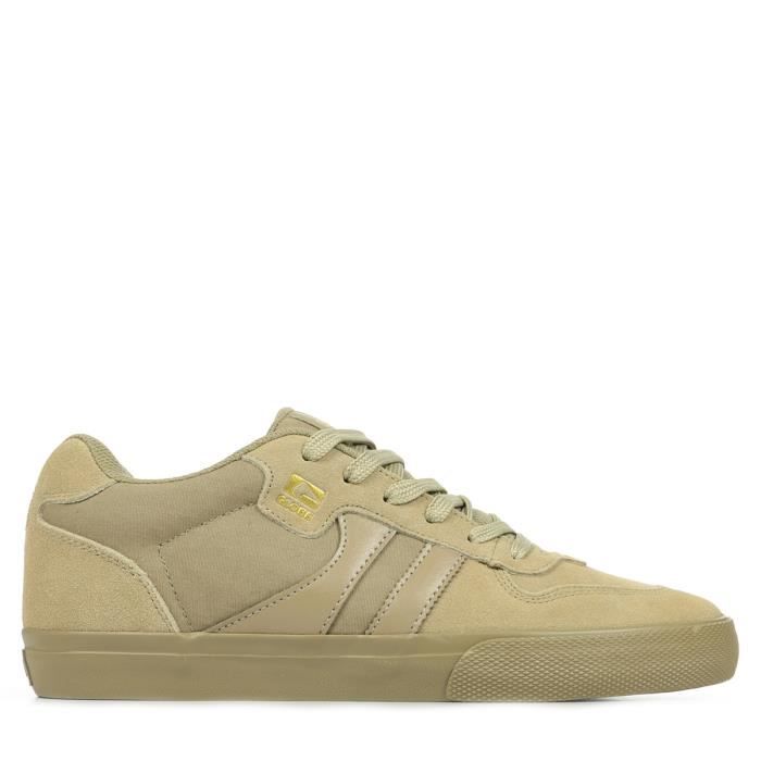 Globe Skateshoes Globe Encore-2 - Homme - Beige - Cuir - Ochre / gold dip - Lacets - Résistante et premium