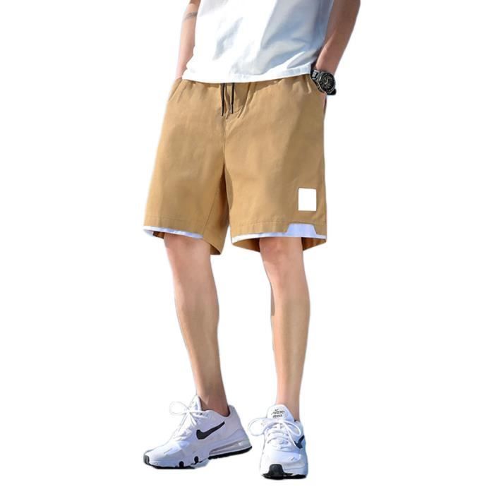 Short Homme Grande Taille Coupe Droite Sport Casual