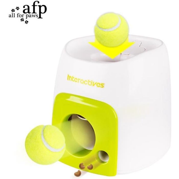 Comparer les prix de Mxzzand Lanceur automatique de balle pour chien Lanceur automatique de balle de chien, Machine interactive de animalerie jouet