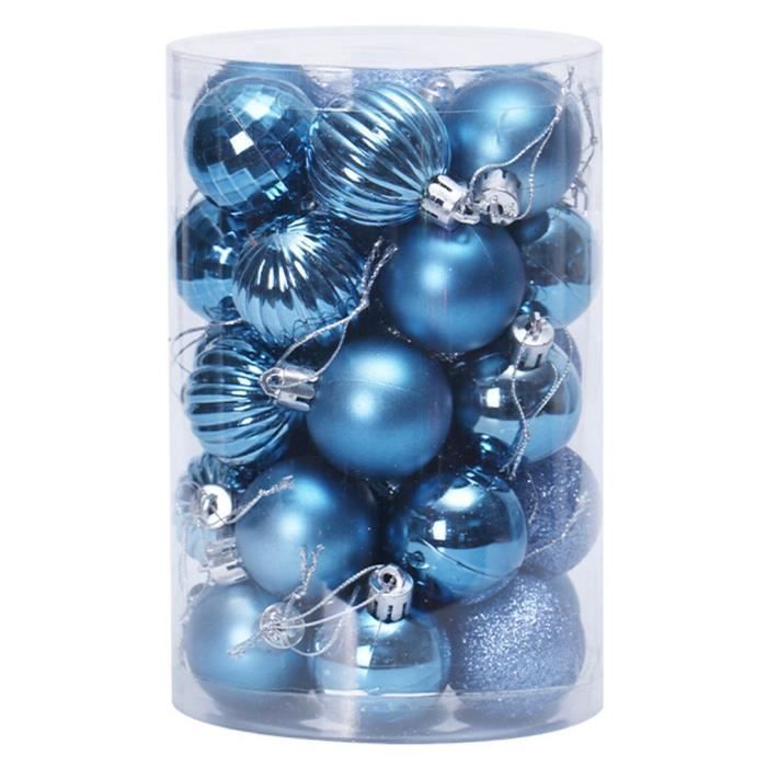 24 Boules De Noël Décoratives – 8 Cm Vert Pomme – Boules Plaquées Avec Trou De Suspension - 11
