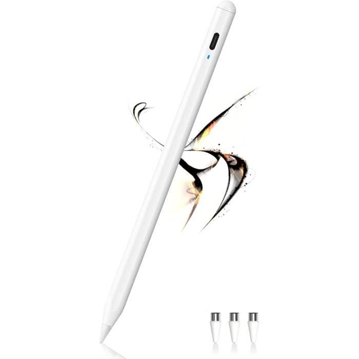 Stylet Magnétique Rechargeable USB-C - Compatible IPhone Et IPad, écran Batterie, 2 Pointes POM De Rechange