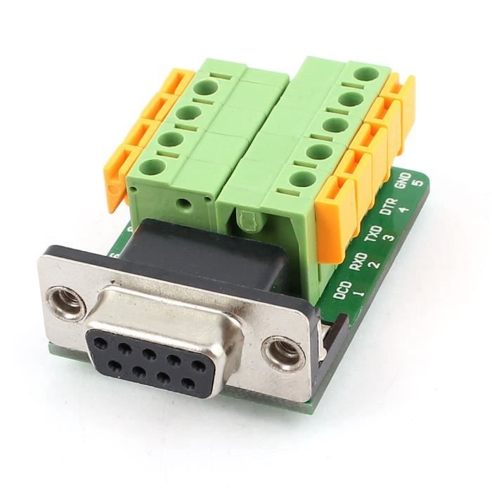 Cable Fil Gaine Db9 M6 Db9 Femelle Adaptateur Sans Soudure Rs232 Seriale Borne Connecteur Prix Pas Cher Cdiscount