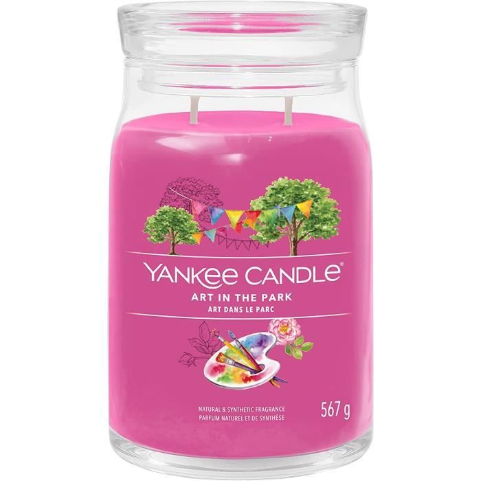 Bougie Yankee Candle Signature Orchidée Sauvage - Parfumée, Cire Soja, Double Mèche, Pot Moyen