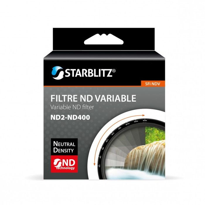 STARBLITZ Filtre densité neutre variable ND2-ND400 58mm