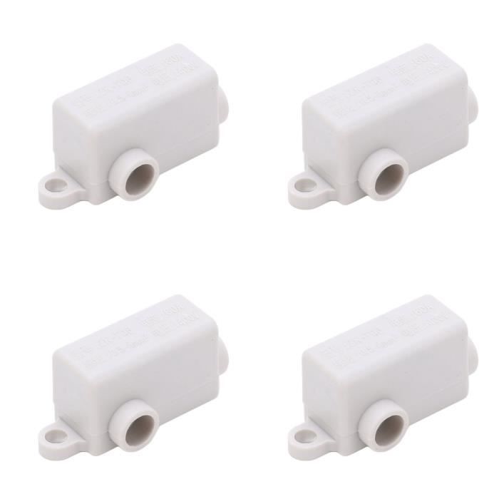 Connecteurs Fil H62W2 2 En 2 Sorties | Pour Fils 0.5-6mm² 41A 450V | Lot De 10 - DIY Électrique