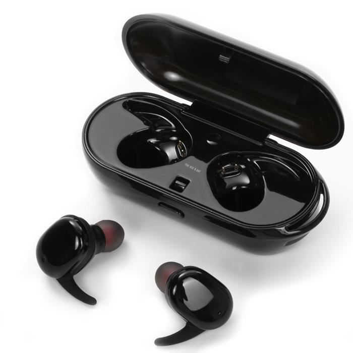 TD® Ecouteurs Bluetooth nouvelle génération connexion sans fil waterproof imperméable accessoire cadeau sport voyage promenade