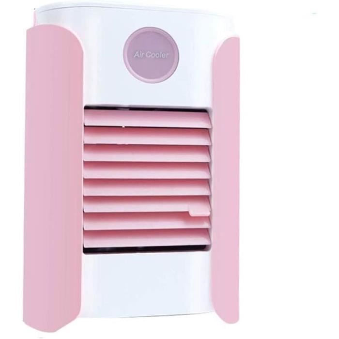 Mini Climatiseur Portable 4 En 1 USB - Ventilateur, Humidificateur, Purificateur D'air - Avec Réservoir 600ml - 12