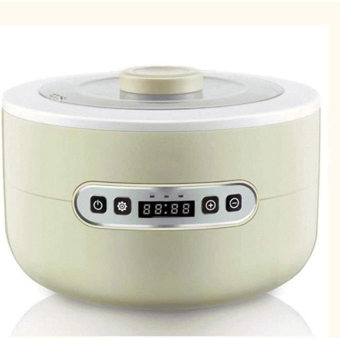 Machine à Glace Automatique Maison - Capacité 1L, Préparation En 10 Min, Pour Sorbets Et Crèmes Glacées DIY
