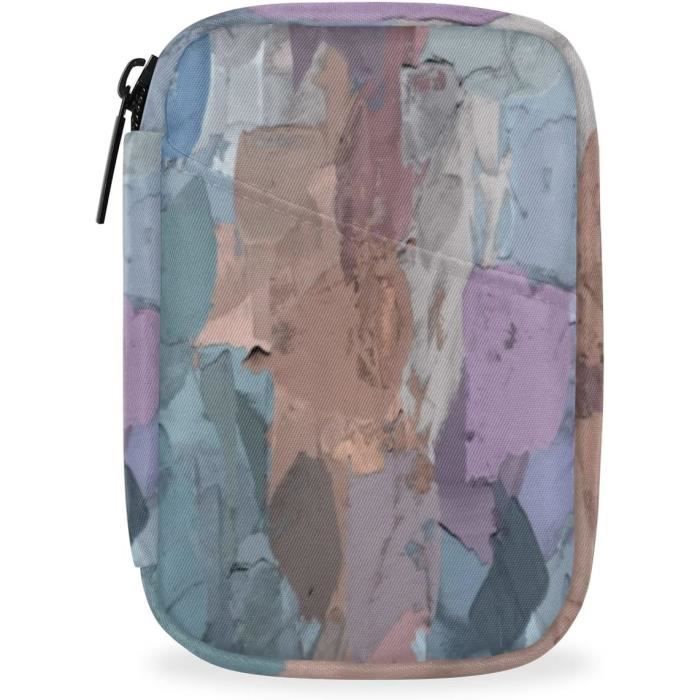 PandaEar Étui Porte-Sucette Silicone Pack De 3 - Pochette Voyage Nouveau-nés Garçons & Filles (Vert, Bleu, Crème)