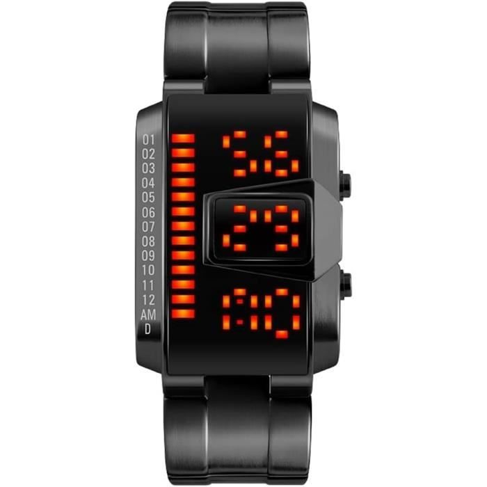 Montre binaire 2025 homme