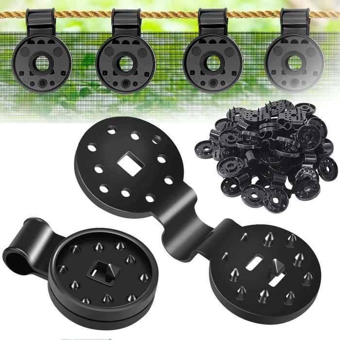 45 Clips Pour Toile D'ombrage - Avec œillet, Anti-UV - Pour Filet, Bâche, Jardin - Installation Facile 45 Clips Pour Toile D'ombrage - Avec œillet, Anti-UV - Pour Filet, Bâche, Jardin - Installation Facile