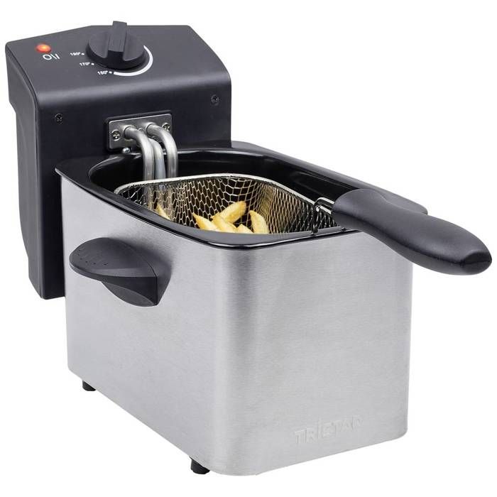 Friteuse électrique semi-professionnelle TRISTAR FR-6919 - Inox - 2L - Thermostat réglable