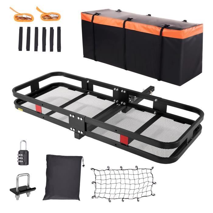 Comparer les prix de Panier à Bagages sur Attelage-VEVOR-1524x610x152 mm-Charge 226,8 kg-SUV Voyage Camping