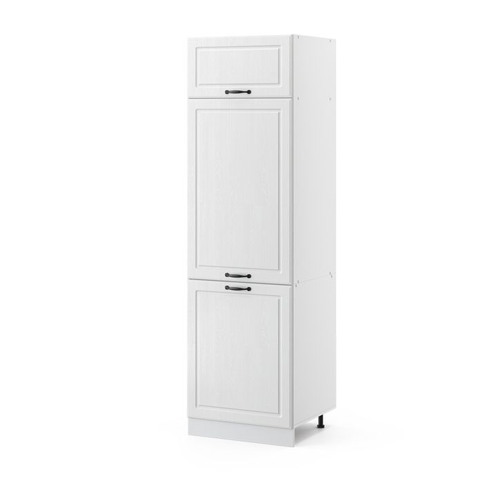 Cuisine Intégrée R-Line Vicco 300cm - Chêne Blanc, Réfrigérateur Inclus (neuf)
