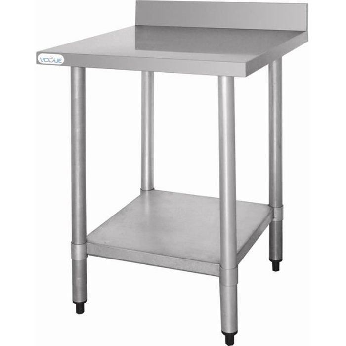 Table L 600 X P 600 Mm De Preparation Vogue En Inox Achat