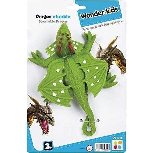 Jouet - WONDERKIDS - W6328-261-260 - Dragon étirable - Multicolore - Pour enfants à partir de 3 ans