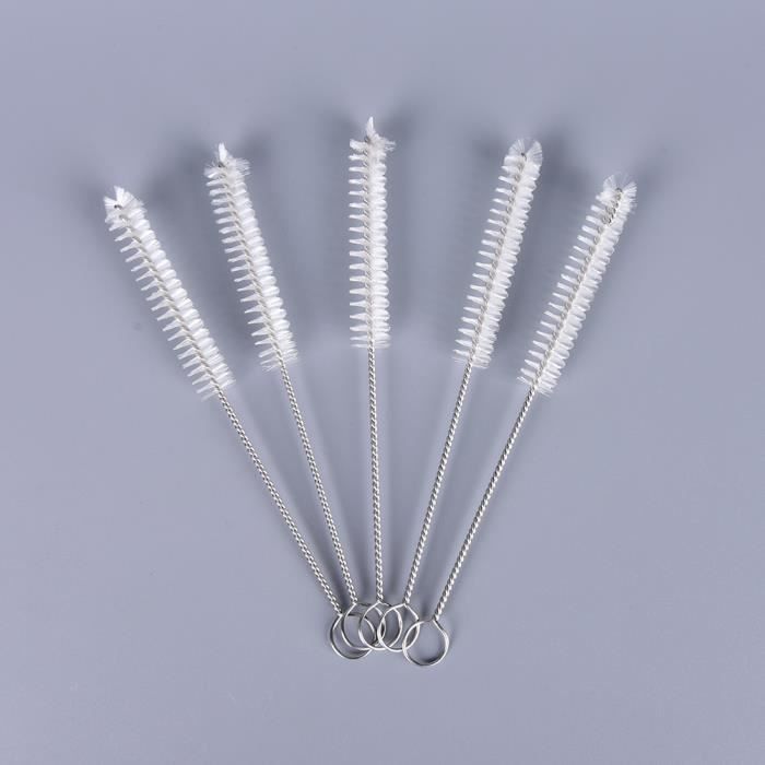 LEIMEND 7 Pièces Goupillons Biberons Et Brosses De Nettoyage Multifonctions – Idéal Pour Biberons à Col Étroit, Pailles, Thermos Et Tasses
