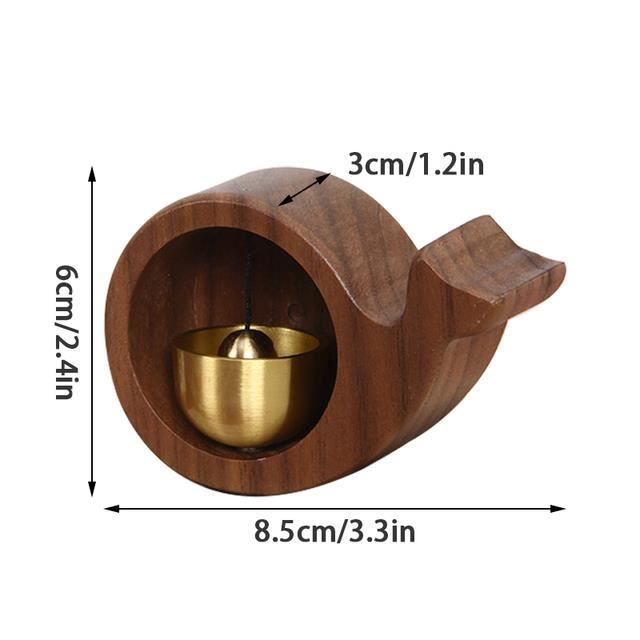 Carillon Éolien 7 Tons | Bois Et Métal | Instrument Méditation & Éveil Enfants | 16x15cm
