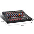 NEUFU 6 Channels Table De Mixage DJ Professional Live Studio Audio USB Mixing Console Bluetooth-1