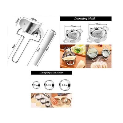 Ravioli Maker Et Cutter - Lot De 7 Moules Acier Inoxydable Pour Pâtes Et Dumplings