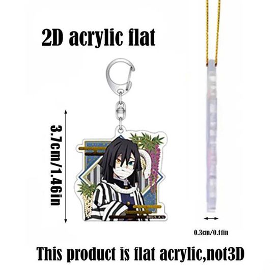 Calendrier De L'Avent 2025 Demon Hunters - 24 Porte-clés Acrylique Mignons - Cadeau Noel Fans