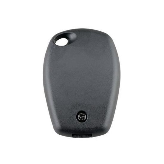 Coque De Clé Télécommande Vide Pour Renault Clio 3, Kangoo 2, Twingo (2 Boutons, Noir)