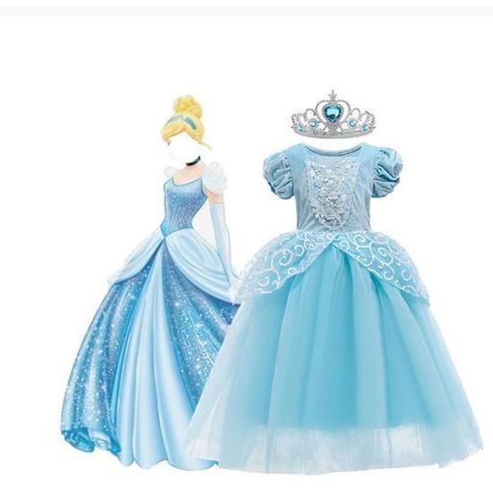 Vestido Robe Cendrillon Film Disney Vetement De Princesse