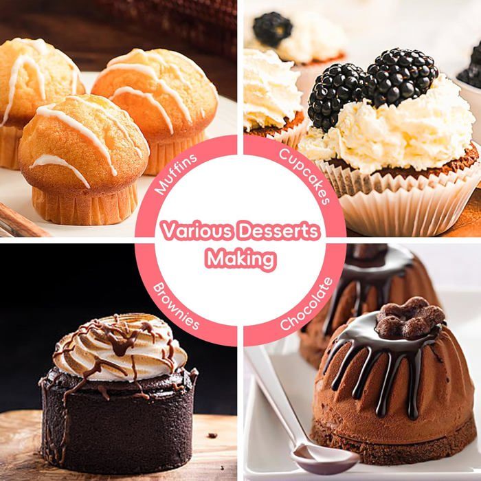 Plaque-moule En Silicone Pour 12 Muffins - Roxanne Cuisine