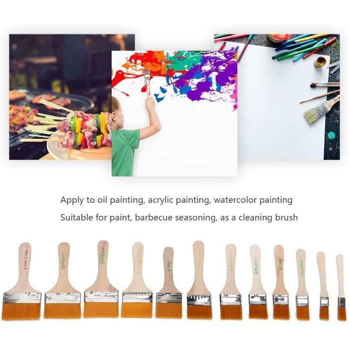 Icône De Pinceaux à Dessin Illustration Plate De L'icône De Vecteur De Pinceaux à Dessin Pour Le