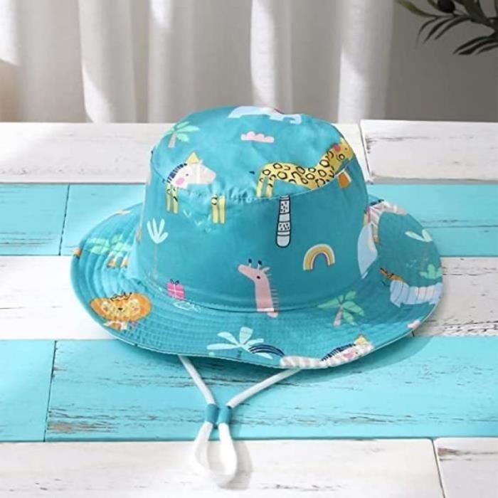 Bob Jamaïque Drapeau Unisexe – Chapeau Soleil Été, Protection UV, 56-58 Cm, Polyester