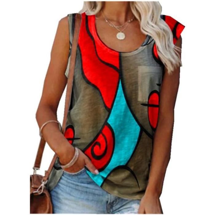 Debardeur ras du cou femme store