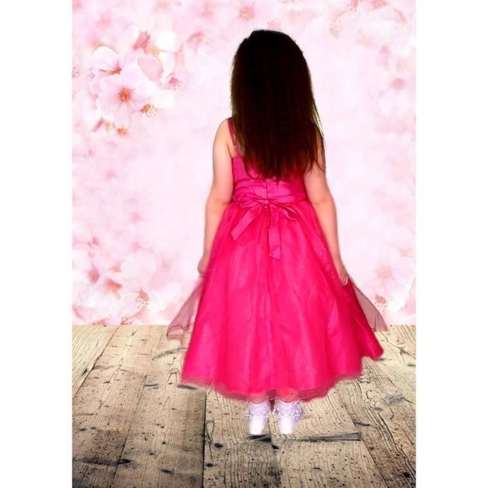Robe de paillettes rose enfant - France