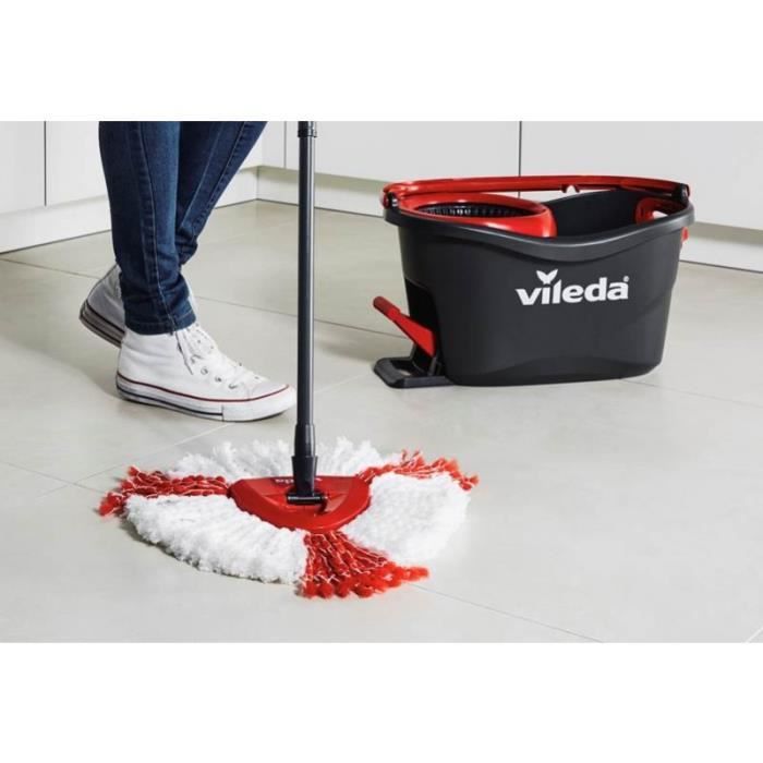VILEDA Tête de rechange 2 en 1 pour balai EasyWring & Clean Turbo Microfibre Cdiscount Maison