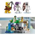 LEGO 21189 Minecraft Le Donjon du Squelette, Jouet Construction, Figurine Squelette avec Accessoires, Grotte-2