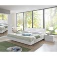 Armoire placard meuble de rangement coloris blanc - Longueur 180 x Hauteur 210 x Profondeur 58 cm-2