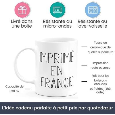 Idee Cadeau 40 Ans Homme Femme Cadeau Anniversaire Quarante Ans Idee Cadeau Original Humour Drole Rigolo Fun Mug Tas 681 Cdiscount Puericulture Eveil Bebe