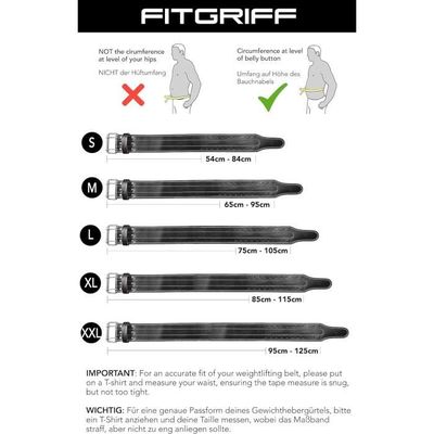 Ceinture De Musculation Fitgriff V1 – Néoprène, Maille, Large Dos, Ajustement Rapide, Lavable à La Main