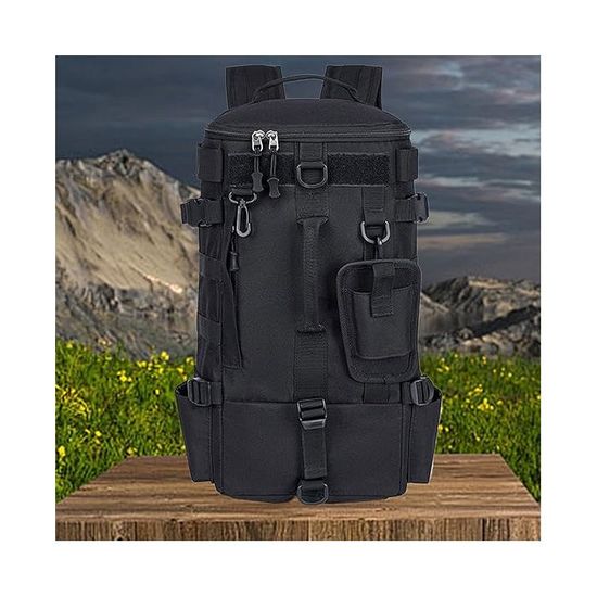 Sac à Dos De Pêche Sac Canne à Pêche EVA Rigide - Protection Équipement - Imperméable - Dragonne Réglable Sac Pêche Eva étanche Grande Capacité