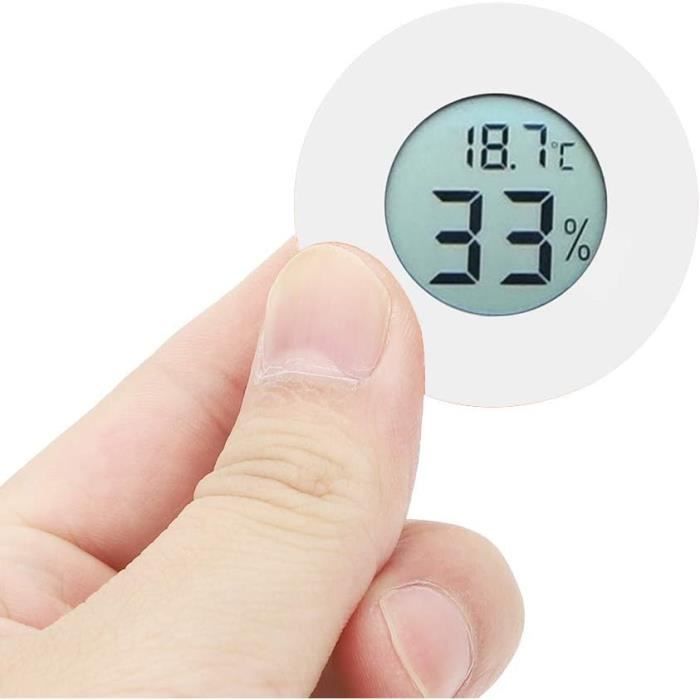 Thermomètre électronique intégré rond et hygromètre hygromètre