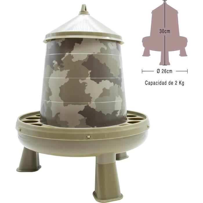 Kit Mangeoire Et Abreuvoir Automatique Pour Poussins 160g 160ml FTVOGUE - Manchon Rotatif, Alimentation Et Abreuvement Faciles Pour Poulets, Perroquets Et Volaille