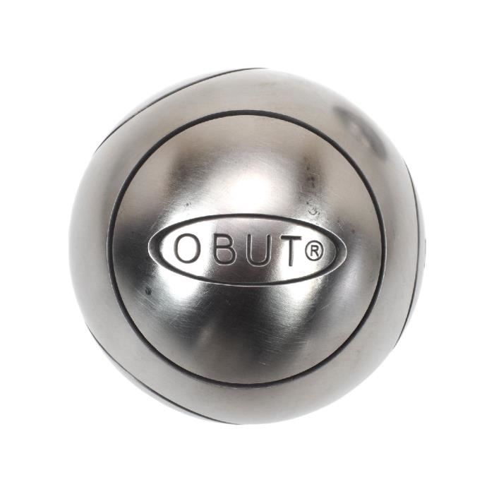 Boules de pétanque Match IT Inox 73mm 1 strie - Obut - 720g - Cdiscount  Sport