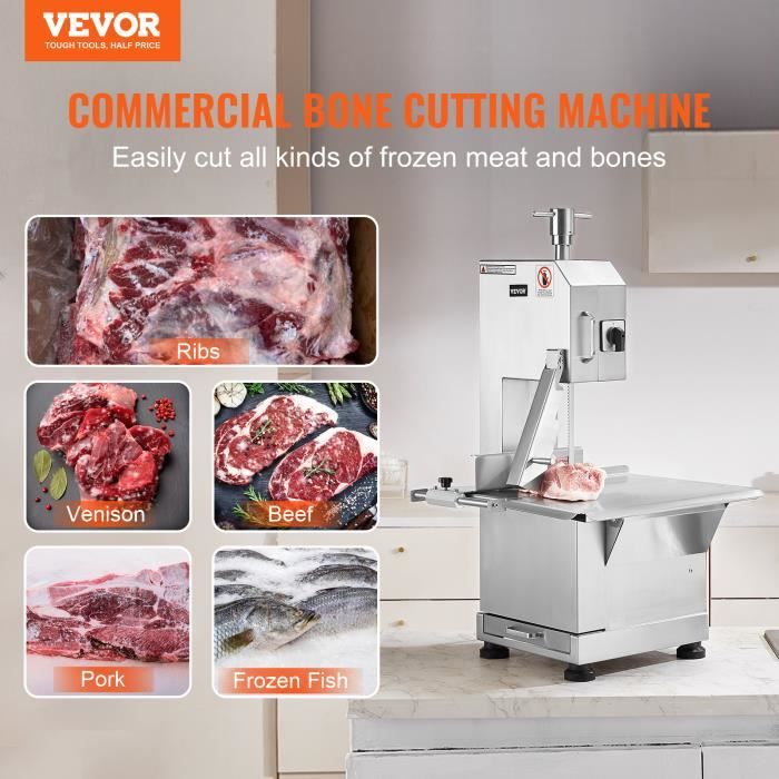 Hachoir à viande électrique professionnel VEVOR 2200W - 350 kg/h