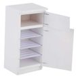 Garosa Réfrigérateur 1:12 mini réfrigérateur blanc excellent modèle de meubles accessoire de cuisine-3