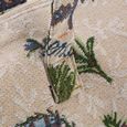 Fdit sac de rangement Ménage Tissu Artisanat Aiguilles À Tricoter Chandail De Rangement Tissé Organisateur Sac Fleur Pourpre-3