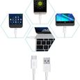 Vcomp - Pour Motorola Moto G6/ Moto G6 Plus/ Motorola Moto M/ Moto X4: Câble Charge USB 3.0 Type C, 1m - BLANC-3