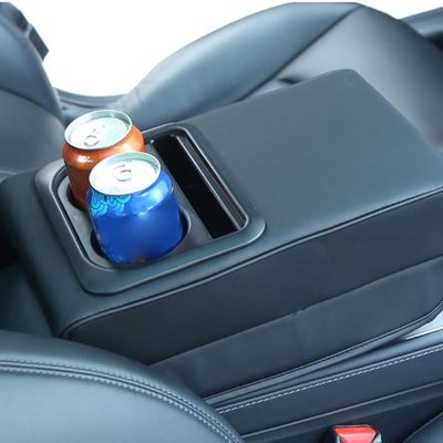 Boîte De Rangement Pour Console Centrale De Voiture - Organisateur Télescopique Avec Adhésif, Pour Porte-Lunettes Et Petits Objets